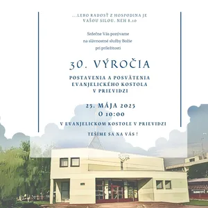 30. výročie posvätenia chrámu v Prievidzi